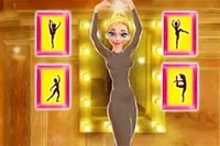 Ayuda a la Bailarina Estrella Nina a prepararse para su gran actuación esta