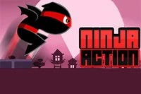 Eres un ninja y debes sobrevivir el mayor tiempo posible