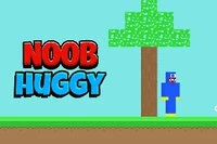 Sé parte de la aventura de un huggy en un mundo bonito de bloques