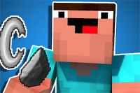 El noob llegó trolleando a la casa del Pro en Minecraft