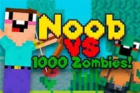 ¡Bienvenido a Noob Vs 1000 Zombies!