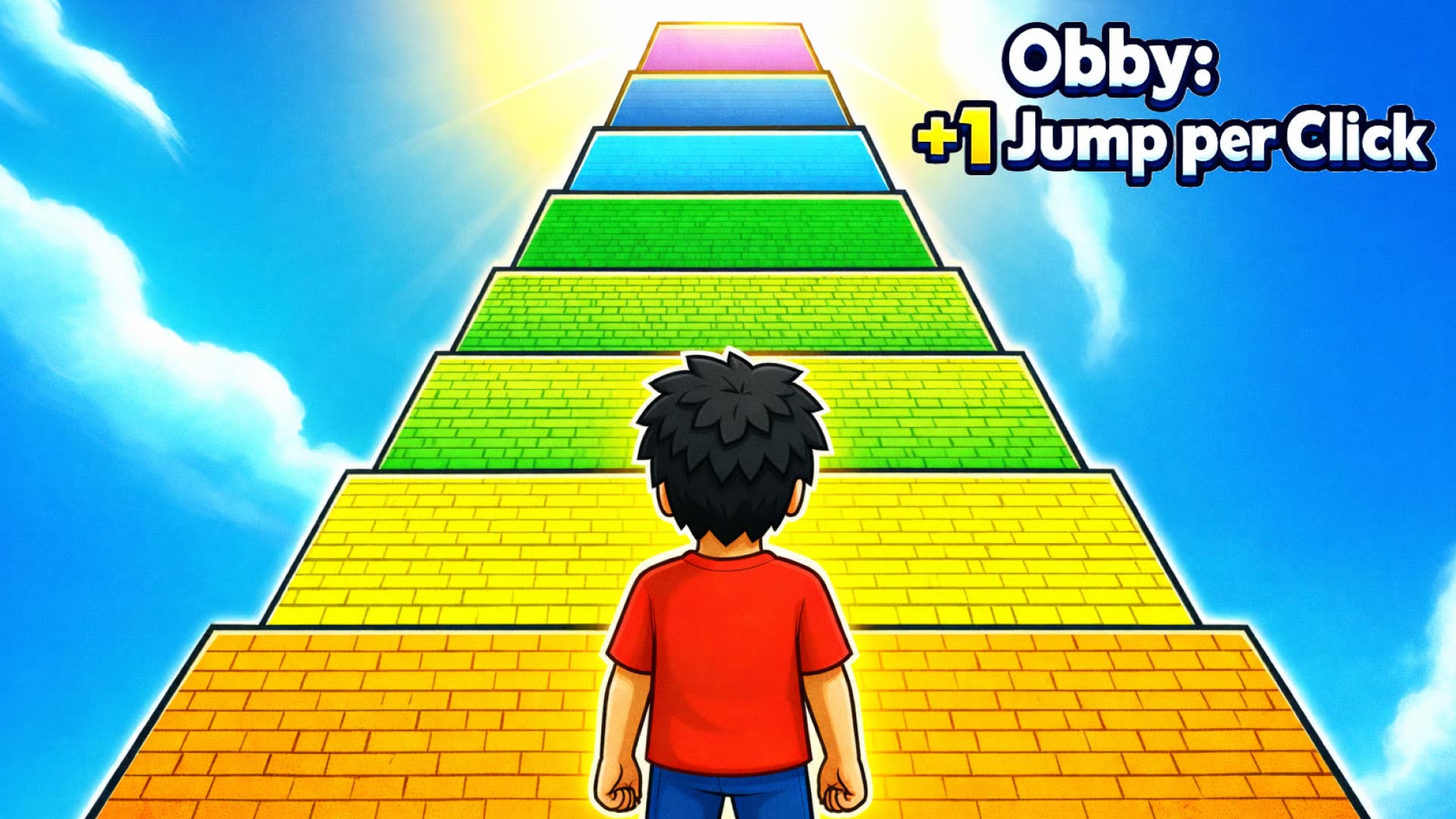 Obby: +1 Jump per Click 🕹️ Juega gratis en Play123