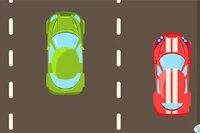 Controlas un auto deportivo que debe evitar los vehículos rivales