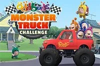 Controla tu camión monstruo Oddbods para llegar a la bandera