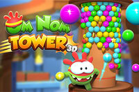 Pop, gira y conquista la torre en Om Nom Tower 3D, la aventura definitiva de
