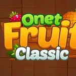 Texto colorido con frutas alrededor sobre un fondo marrón