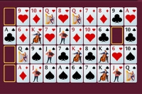 Ordena todas las cartas por color de As a Rey