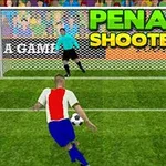Jugador de fútbol preparándose para tirar un penalti frente a un portero en la portería