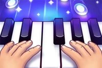 Disfruta de una variedad de canciones en este divertido juego de piano en