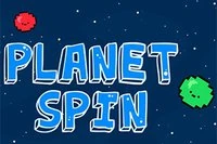 Gira el planeta en un círculo para alinear los asteroides del mismo color con