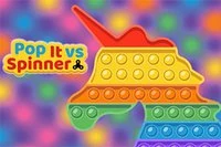¿Cuánto del tablero puedes limpiar en Pop It vs. Spinner?
