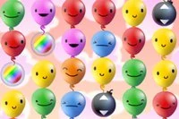 Desliza 3 o más globos del mismo color para reventarlos
