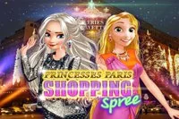 Elsa y Rapunzel están en París y quieren comprar ropa de moda, zapatos y