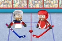 Juego deportivo de hockey sobre hielo, Puppet Hockey Battle