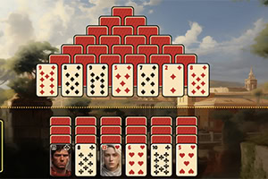 Juega Solitario Pirámide en la Antigua Roma