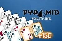 Disfruta esta elegante versión del clásico Solitario Pirámide