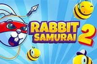 Recoge las zanahorias y rescata a los amigos del samurái