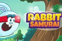 Conejo Samurai en una gran aventura para ayudar a su Sensei