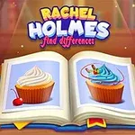 Un libro abierto con imágenes de dos cupcakes decorados, rodeado de lápices y un portarretratos sobre un escritorio