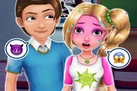 Ayuda a Rapunzel a distraerse durante una película