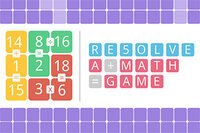 Juego de matemáticas con rompecabezas numéricos.