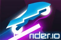 Compite contra otros jugadores en Rider.io y haz saltos increíbles para