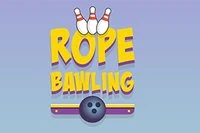 ¡Corta bolas de boliche colgando de un hilo en este loco juego de acertijos!