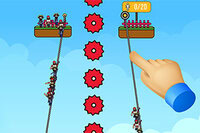 Rope Rescue es un juego de rompecabezas con controles simples pero un giro