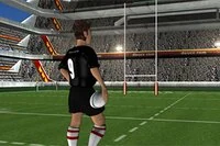 Patea el balón de rugby entre los postes para ganar puntos