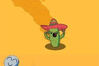 Ayuda a Saguaro, un cactus mexicano, a correr sin chocar con sus amigos globos