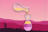 Ve si puedes ordenar todo en Sand Sort Puzzle