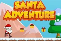 Aventura de Santa es un juego de correr en 2D