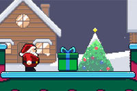 ¡Recoge regalos en el camino para encontrar el trineo mágico!