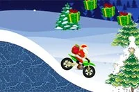 En este juego navideño, Santa va a recoger regalos
