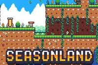 SeasonLand es un juego de plataformas clásico en 2D con arte de píxeles
