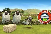 Ayuda a Shaun y el rebaño a saltar obstáculos y evitar que los atrapen los