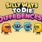Seis personajes coloridos con expresiones cómicas bajo un título grande y colorido sobre un fondo amarillo