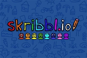 Texto colorido skribbl