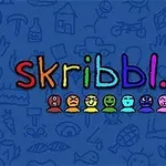 Texto colorido skribbl