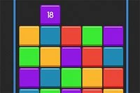 Desliza rápidamente tu bloque sobre el bloque del mismo color abajo