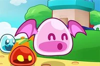En Slime Rush TD, detén al ejército de slimes antes de que llegue a tu