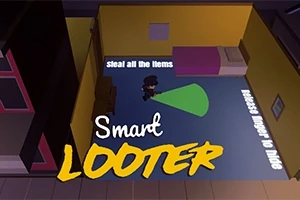 Habitación con paredes amarillas, cama rosada y personaje con linterna verde en el suelo