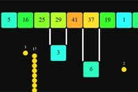 Mueve tu serpiente y pasa por los bloques con menos resistencia para sobrevivir