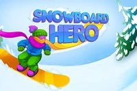 Baja la montaña en snowboard, esquivando todos los obstáculos