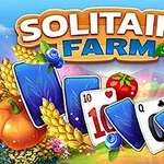 Cartas de juego rodeadas de flores y productos agrícolas, con un fondo colorido y el número dos destacado