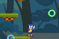 Juega como Sonic, salta por las plataformas y recoge todos los anillos