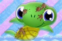 Rub-a-dub-dub... ¡bebés tortugas en la tina!