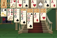 Un juego de solitario Klondike