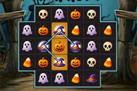 Spooky Chains es un divertido juego de rompecabezas de Halloween