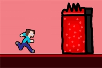 Steveman debe sobrevivir en el mundo de lava, veamos si puede lograrlo.